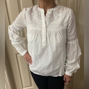 Polo Ralph Lauren, size Small, white Lace blouse